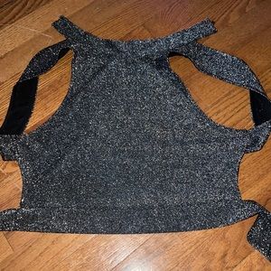 Very cute sparkly top, never worn (S)